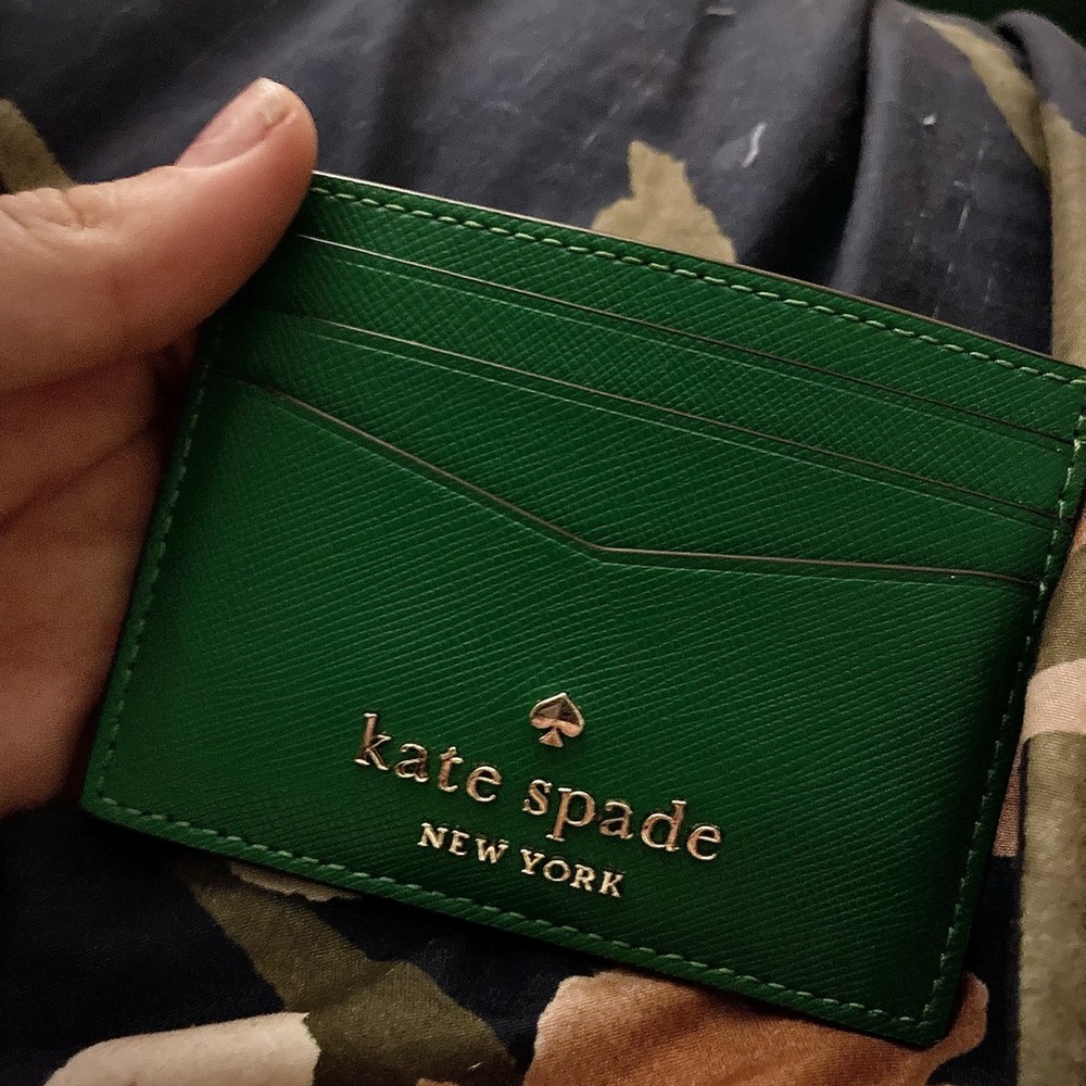 Kate Spade Green Cardholder